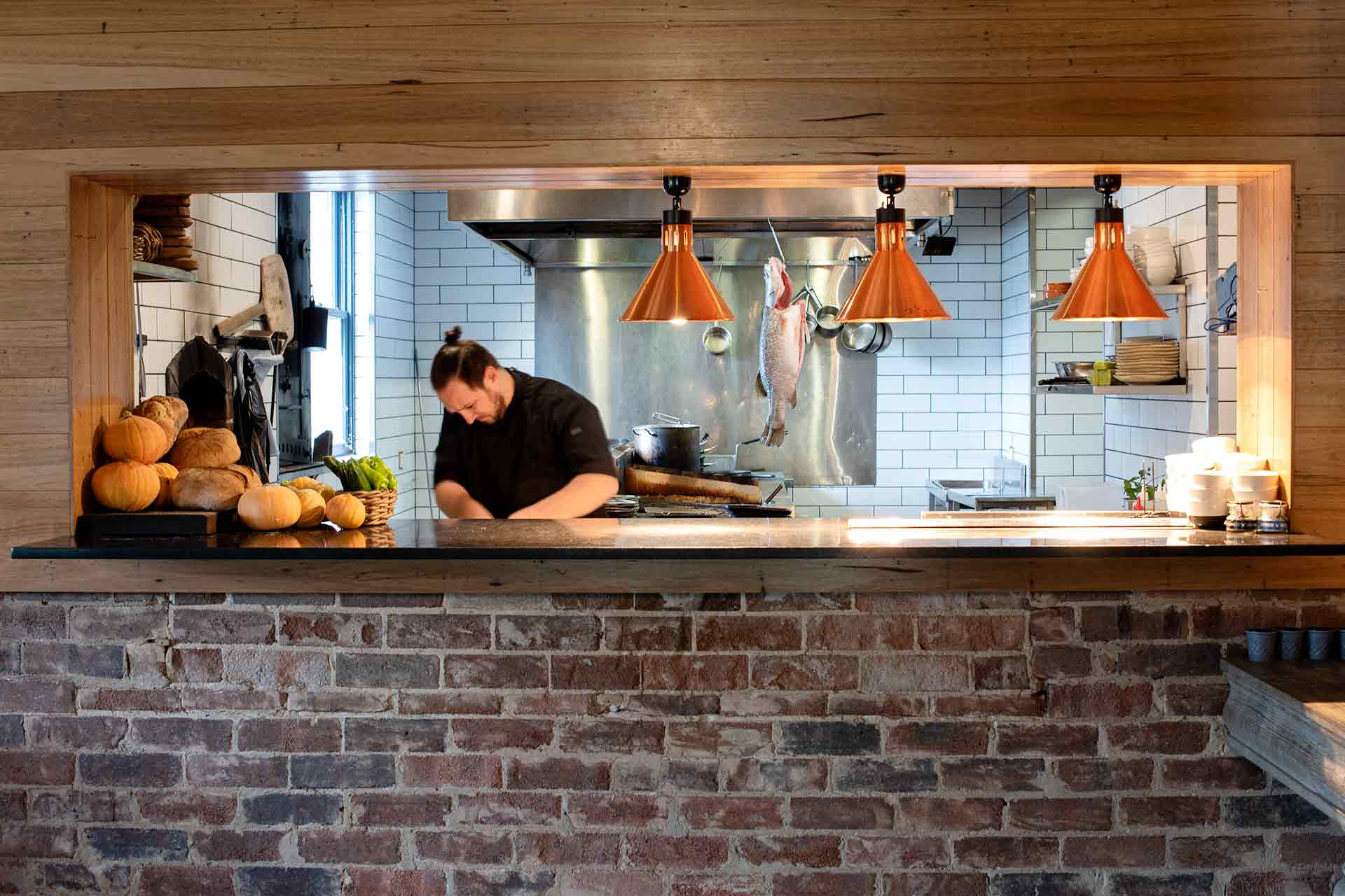the kitchen, Bistro Sociale, Restaurant, Southern Highlands, Bowral